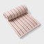 Couvre-lit réversible Lehar rose poudré à rayures feuillues, 100 % coton, 90 po x 108 po-130726957-130726964