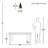 Craney 1 - Light Black/Gold LED Single Pendant