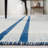 Anjail Flat Weave Wool/Cotton Plaid Rug in Beige/Blue-2059817738