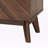 Cole-Zachary 2-Drawer/Door Shoe Cabinet in Walnut Finished Wood, 38.96'' H X 31.42'' W X 13.71'' D