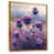 Toile avec cadre flottant or