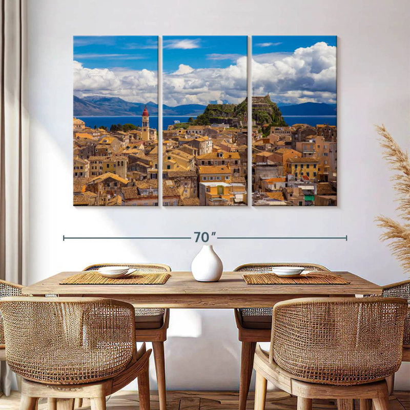 Nicci Corfu Cityscape, H 42 po x l 65 po