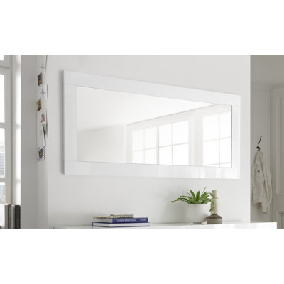 Aburizik Wood Rectangle Wall Mirror