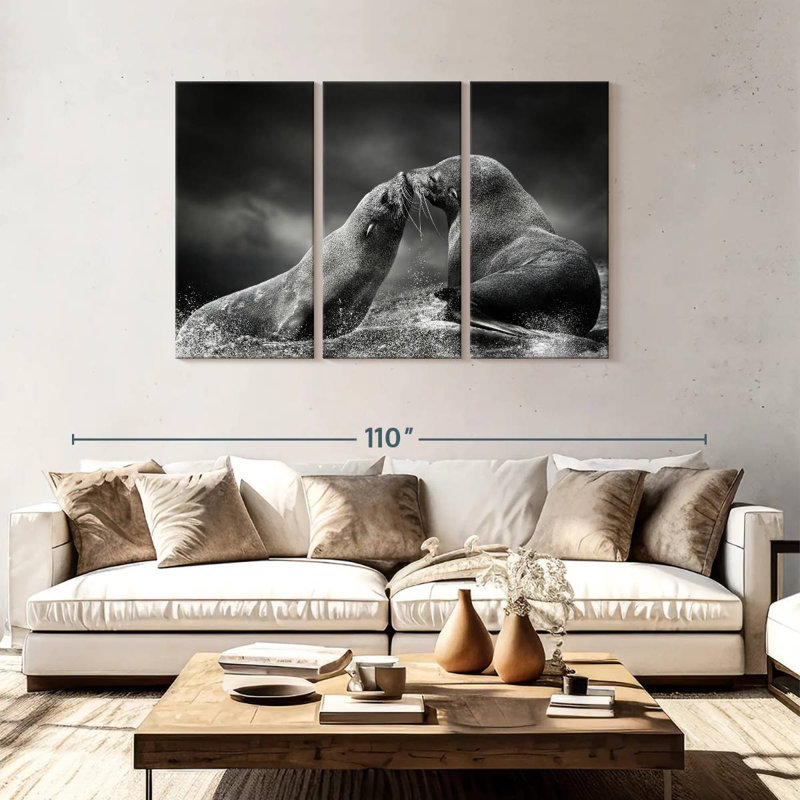 Brampt Seal Love, 48" H x 74" W