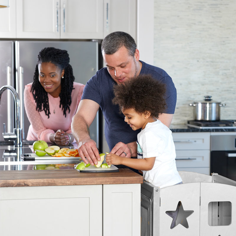 Marchepied pour enfant Guidecraft Classic , Gris