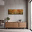 «Autumn Birch II» par Art Fronckowiak, art mural en métal doré, 36 po x 12 po-133532938