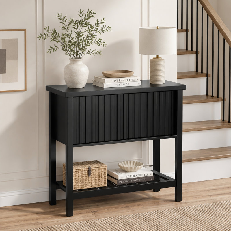 Console de 31,5 pouces pour le couloir, le salon ou le bureau, Noir