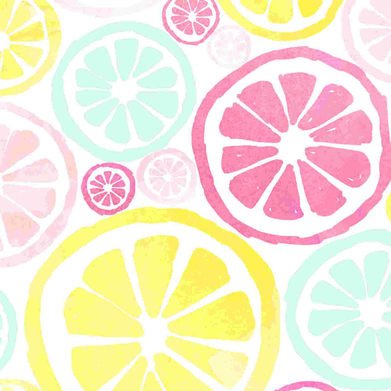 Aquarelle de citrons - peinture sur toile tendue, H 12 po x l 12 po