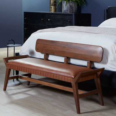 Banc en cuir Mylas