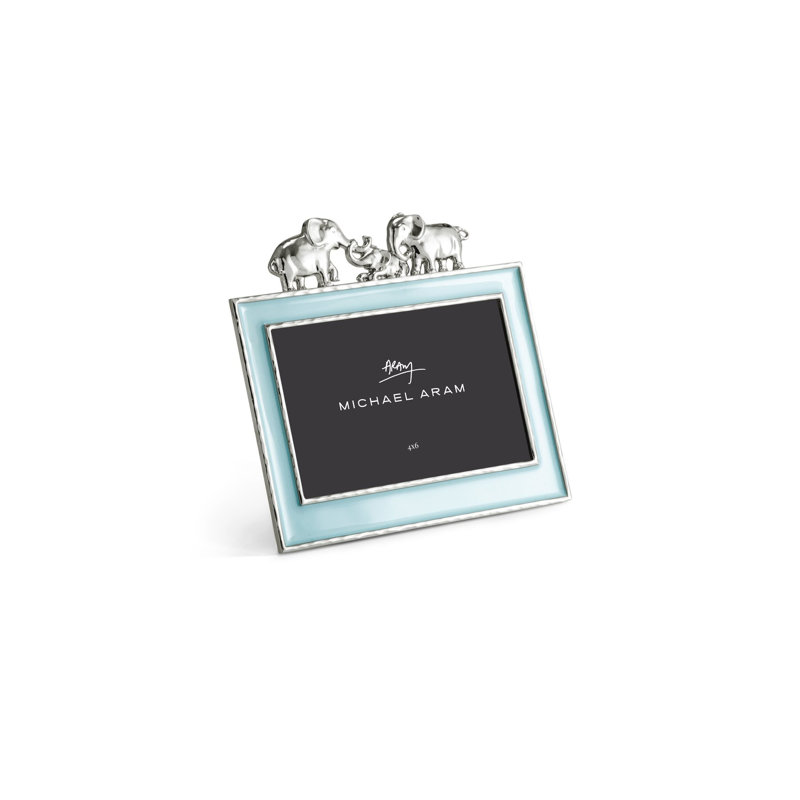 Elephant Frame 4x6, Blue