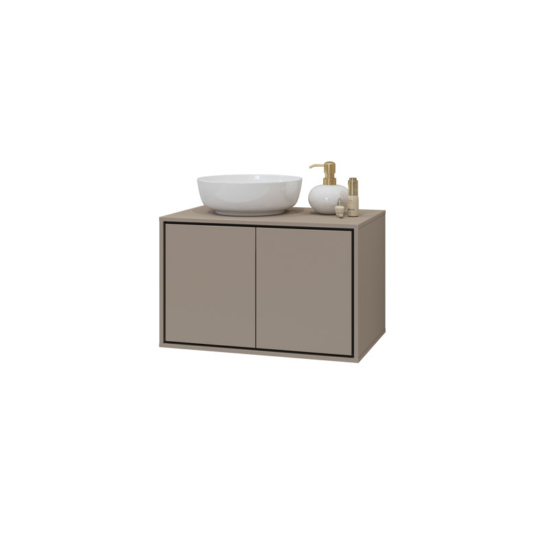 Rodner 78mm Single Bathroom Vanity with Basin, Congo