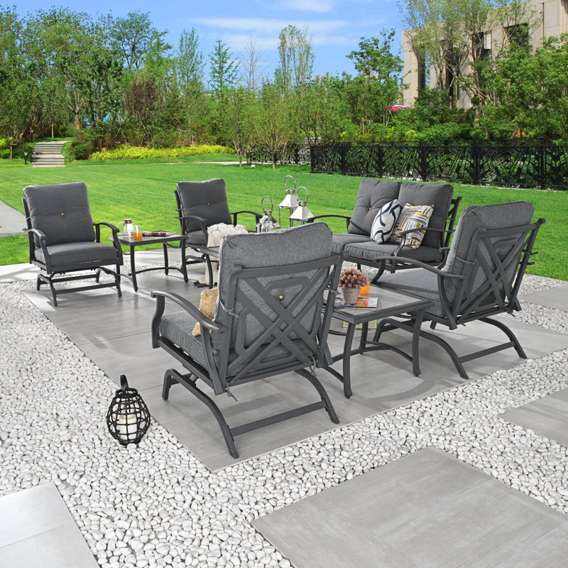 8-Piece conversation set, Dark Gray