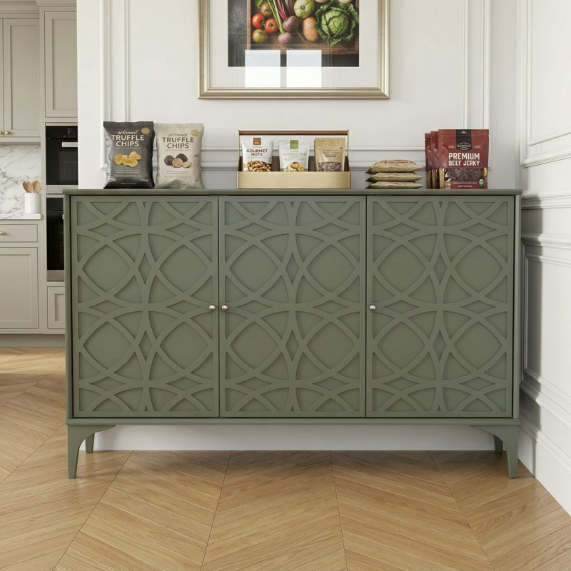 O’Mega 3 Door Sideboard, Kale Green
