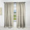 Retro Geometric Design VIII - Geometric Mid-Century Modern Blackout Curtain Single Panel