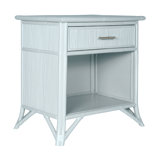 1 - Drawer Rattan Nightstand