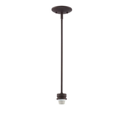 1-Light Indoor Antique Bronze Simple Pendant