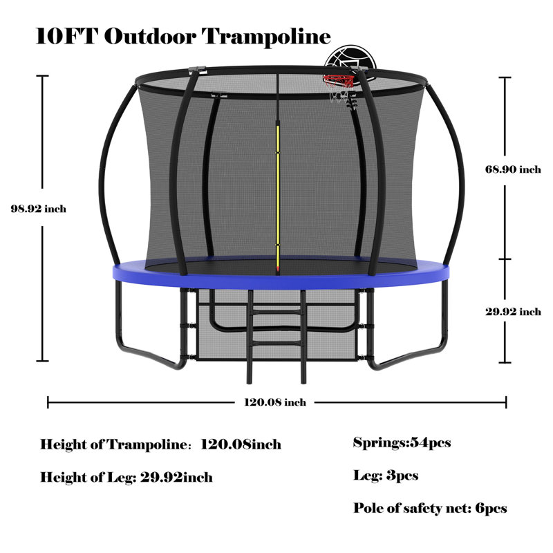 Trampoline 10 pi