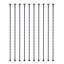 VEVOR Staircase Metal Balusters Decorative Banister Spindles