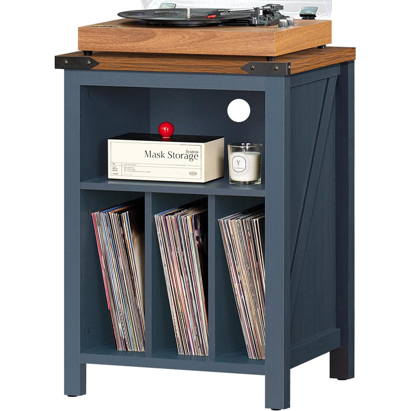 29.01 " H Media Shelves, Blue