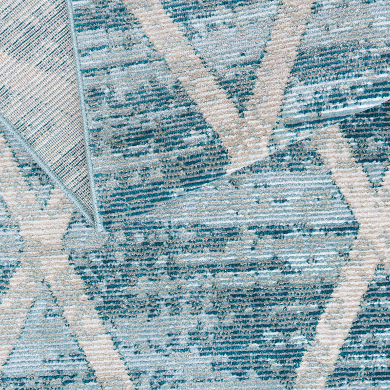 Geometric Indoor Rug, Rectangle 4'1" x 6'1"