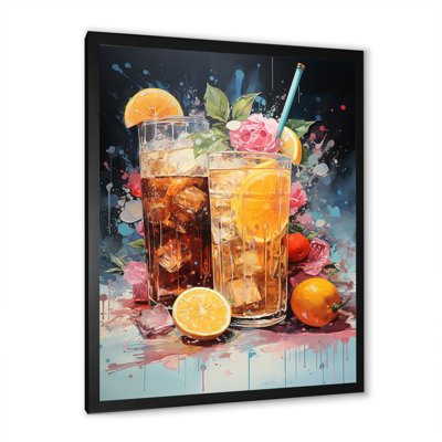 «Poloka Tropical Soda Cocktail I», reproduction sur toile
