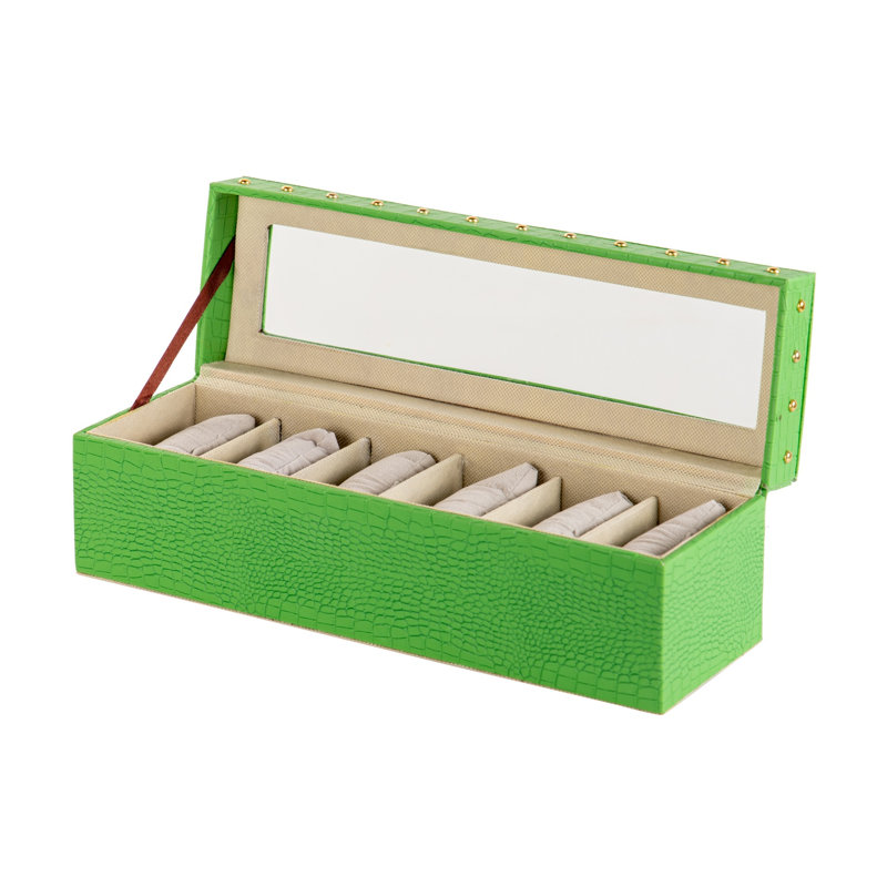 32x10x10 Cm Watch Box, Green/Golden