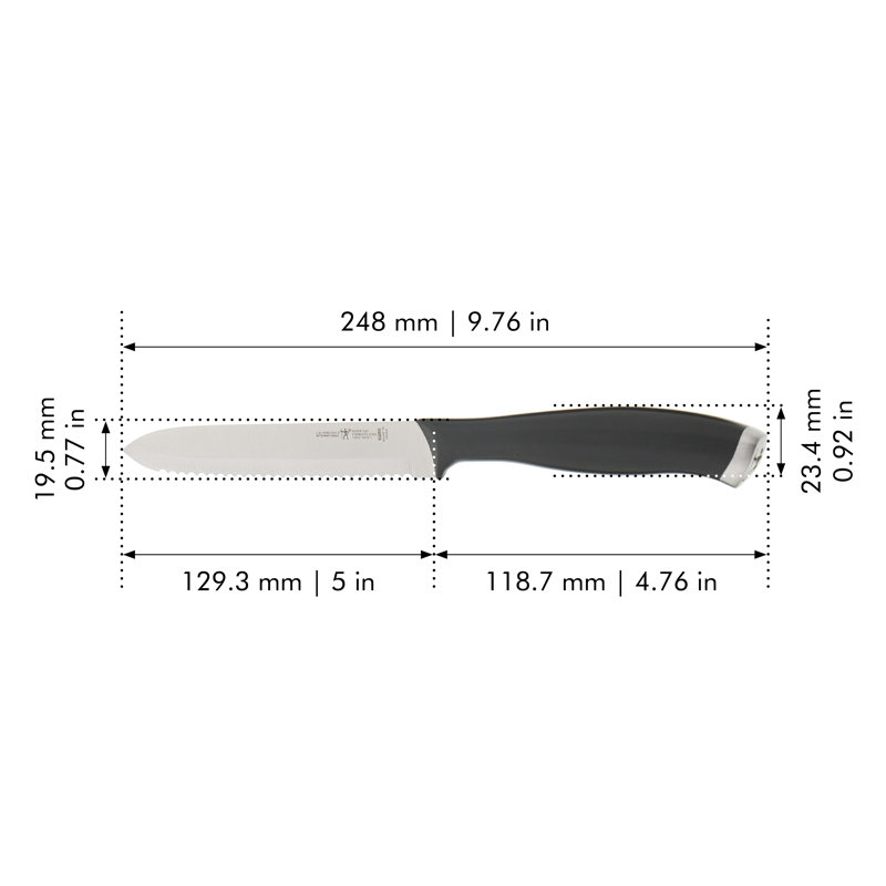 HENCKELS Silvercap 5-inch Serrated Utility Knife