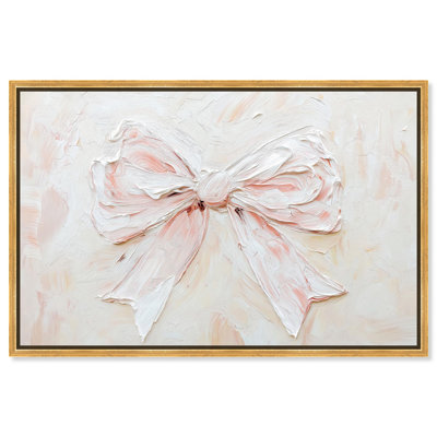 Relief Ribbons Canvas Fashion Wall Art