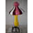 Happy Giant Mushroom Made of Resin for Indoors Outdoors Size: 34" x 34" x 64"H