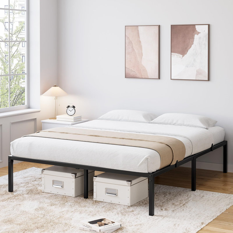 Lit plateforme en métal Parias, Grand