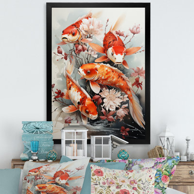 Pêche, pêche d'art contemporain Koi