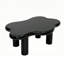 Table basse 40 "avec 4 pieds ronds, petite table basse mignonne, table centrale irrégulière unique pour le salon, appartement-1822949876