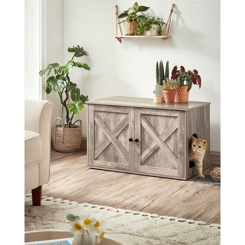 Sulema Litter Box Enclosure, Greige
