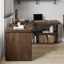 Bureau de direction en L en bois massif avec tiroirs-1091913892-1091913914