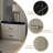 Gray Linen & Beige Nightstand