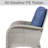 Wicker 6 - Person Patio Conversation Set with Cushions-835487660-835487661