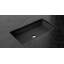Lavabo de salle de bain encastrable en résine 31,4 po x 16,7 po Badeloft UB-05-L-MBLK-138194218