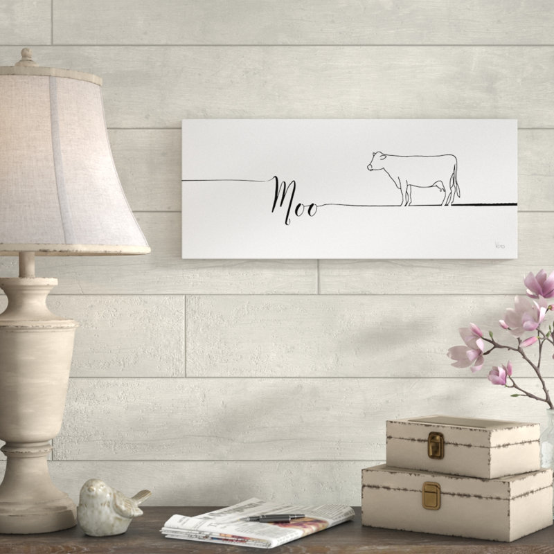 «Under soulignée ferme III», art textuel sur toile tendue, H 10 po x l 24 po