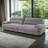 Gray Corduroy Sofa