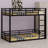 Metal Floor Bunk Bed For Kids, Teens, Adults-1649545327