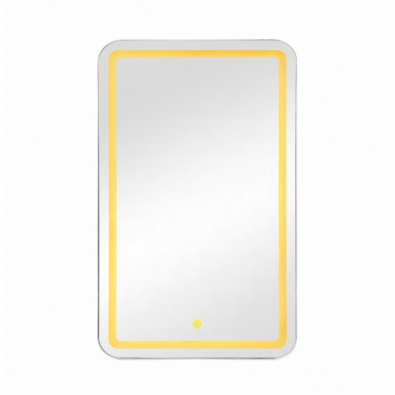 Armoire à pharmacie rectangulaire avec miroir, Argent argent