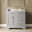 Heritage 36'' Fully Assembled Single Bathroom Vanity with Backsplash, 3 Colors Available White/ Navy Blue/ Gray-106404208