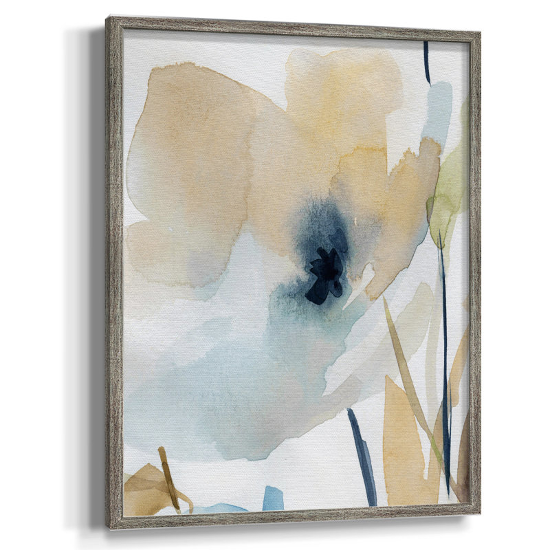 Blooming Wash II, reproduction encadrée - bois massif 46944, H 11 po x l 9 po