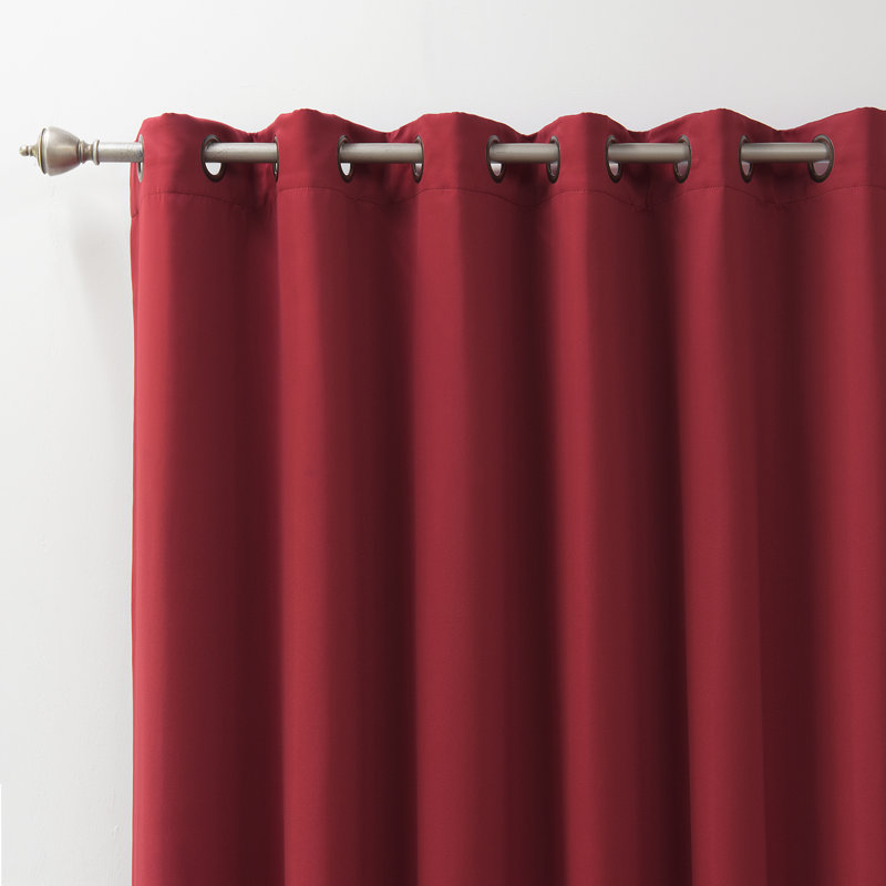 Colinton Polyester Curtain Single Panel, 100" W x 96" L, Biscuit