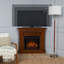 Foyer électrique de coin de 41 po Chateau par Real Flame-9206751