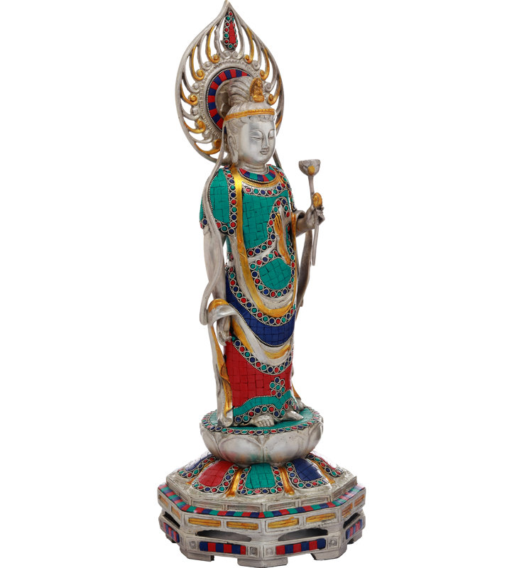 23 "Kuan Yin, la forme japonaise de l'avalokiteshvara Padmatti en laiton