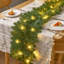 Guirlande de Noël 9 pi avec 50 lumières préinstallées