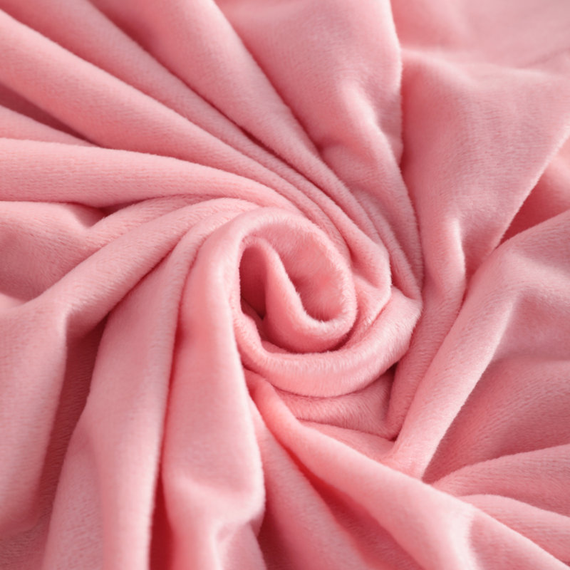 Polyester Duvet Cover, Pink, King Duvet Cover + 2 King Shams
