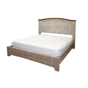 International Furniture Direct Pueblo Gray California King Bed 