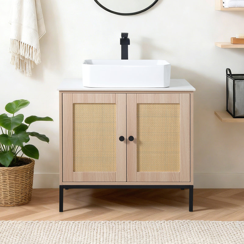 Meuble-lavabo simple 30 po avec lavabo vasque